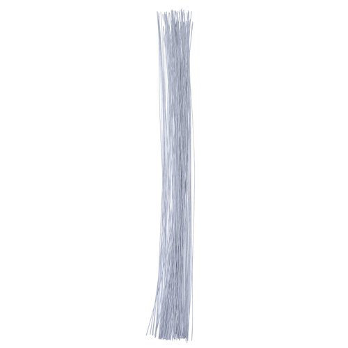 EBOOT 100 Pieces Stem Wire Floral Wire Flower Wire 14 Inch 26 Gauge Wire for Florist Flower Arrangement, Bouquet Stem Wreath Wrapping Making and DIY Craft