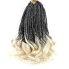 French Curl Braiding Hair 10Inch 1B/613 French Curl Crochet Braids Crochet Hair for Women Short Crochet Braids French Curly Braiding Hair Crochet Box Braids Crochet Hair Extensions
