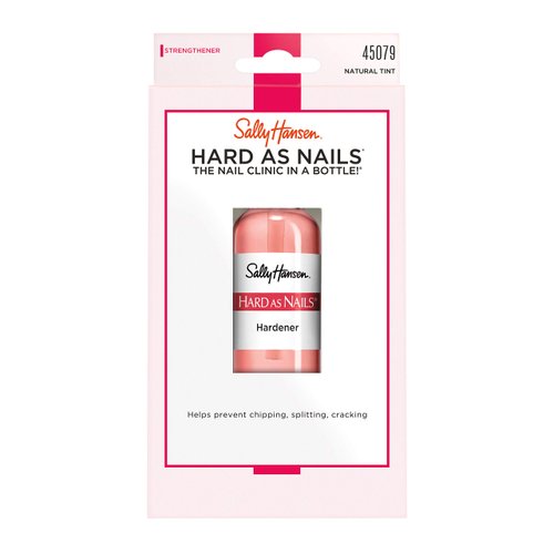 Sally Hansen Hard As Nails®, Natural Tint, Nail Strengthener, Nail Protectant