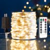 ZELUXDOT 600 LEDs String Lights Fairy String Lights 200FT Long Outdoor Waterproof Copper String Lights with Remote 8 Modes for Bedroom, Patio, Gardens, Wedding Decoration, Party, Christmas Tree