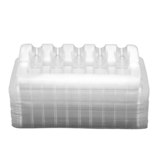 50 Pcs Transparent Disposable Cartridge Needle Trays Cartridge Needle Plates, Needle Holder Needle Toner Cup Cartridge Holder