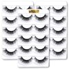Aillen False Eye Lashes - Strip Lashes,6D Fluffy Volume & Natural Look Fake Eyelashes | Soft Reusable Faux Mink Lashes Pack