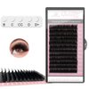 Qeelasee 0.07 Thickness D Curl 9mm Volume Mink Eyelash Extensions Silk Individual Lash Extensions Semi-permanent Pure Korean Silk lashes Soft Application for Professional Salon Use