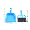 Pet Cage Broom Brush Dustpan Set - Small Cat Litter Sweeper for Pet Cage Clean and Car Keyboard Brush (Blue)