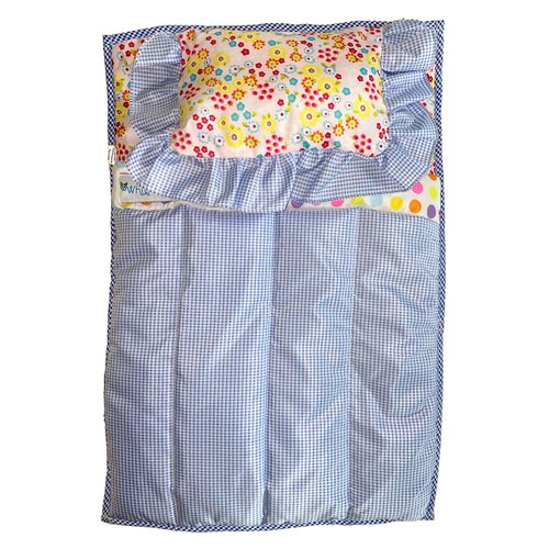 Baby Whitney Baby Doll Blanket and Baby Doll Pillow for Baby Doll Bedding Set | Doll Bed Pillow, Doll Quilt | Bedding and Pillow for American Girl Doll | Baby Doll Blankets and Accessories