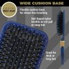 Conair Velvet Touch hair brush - Detangling hair brush - curly hair brush - hair brushes for women - detangler brush - hair brushes for women - Colors at random