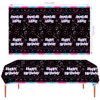 Obussgar 4 Pieces Music Party Decorations, Musical Birthday Party Tablecloths Supplies, Music Theme Rectangular Plastic Table Covers for Music Theme Birthday Party Decorations, 54 x 108 Inch