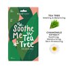 FACETORY K Beauty Face Mask Skin Care - Soothe Me Tea Tree 2-Step Sheet Mask with Tea Tree Extract & Chamomile + Soothing Ampoule | Skin Calming, Acne Clearing (5 Pack)