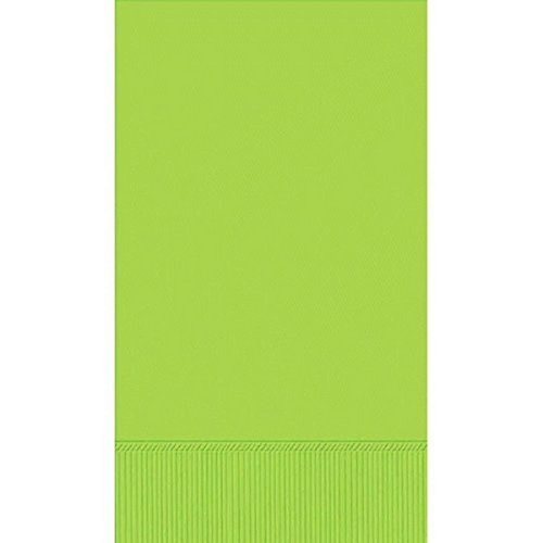 Amscan 3-Ply Guest Paper Towels, 8" x 4", Pack of 16, Kiwi