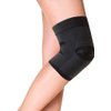 OrthoSleeve Knee Brace for ACL, MCL, Injury Recovery, Meniscus Tear, knee pain, aching knees, patellar tendonitis and arthritis (Medium, Black, Single)