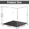Clear Self-Assembly Acrylic Display Case Transparent Dust Proof Protection Showcase for Figurine Collectibles Figures Basketball(8 x 8 x 8 Inch)