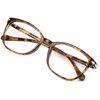 VisionGlobal Blue Light Blocking Glasses for Women/Men, Anti Eyestrain, Computer Reading, TV Glasses, Stylish Square Frame, Anti Glare(Tortoise,+3.50 Magnification)