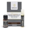 Parallel Products Spot Color Henna Kit - Henna Hair Dye - 5 grams - Tint for Professional Spot Coloring - With Nourishing Oil, Mixing Dish and Application Brush - Root Touch Up (Deep Dark Brown)