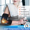 Comfitech Elbow Ice Pack for Tendonitis and Tennis Elbow Ice Pack Wrap Sleeve Cold Compression Golfers Arm Ice Pack for Injuries Reusable Gel Ice Wrap for Pain Relief (Medium Pack of 2)