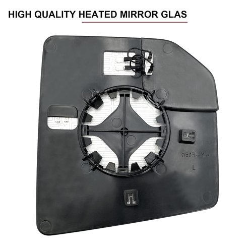 Driver Left Side Heated Blind Spot Mirror Replacement for 2015 2016 2017 2018 2019 2020 Ford F150 Side Mirror - Side Rear View Heated Convex Mirror Glass with Rear Holder FL3Z17K707L