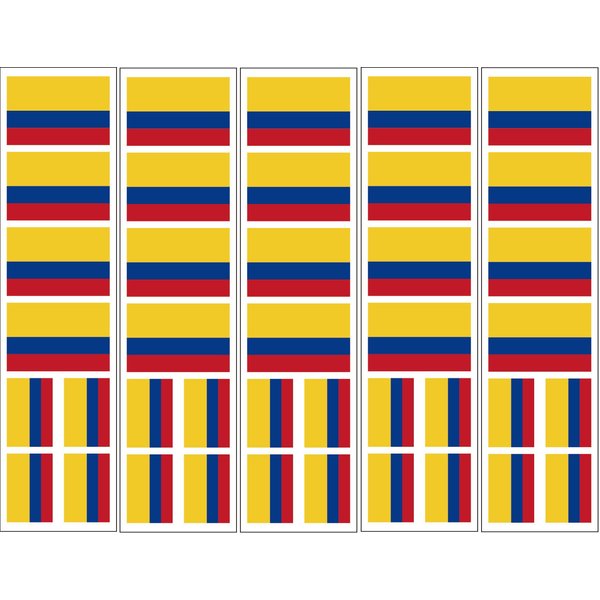 40 Tattoos: Colombia Flag, Colombian Party Favors