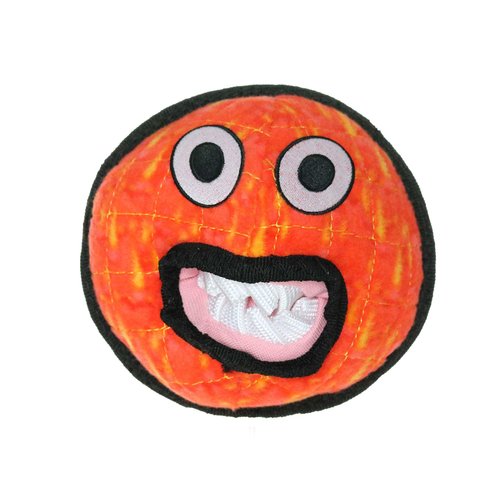 TUFFY - World&#39;s Tuffest Soft Dog Toy - Alien Ball Red - Squeakers - Multiple Layers. Made Durable...