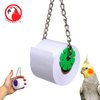 Bonka Bird Toys 2310 Mini Shred Roller Bird Toy Paper Roll Chew Hanging Forage Plastic Discs Cockatiels Parakeets Conures and Other Similar Sized Birds