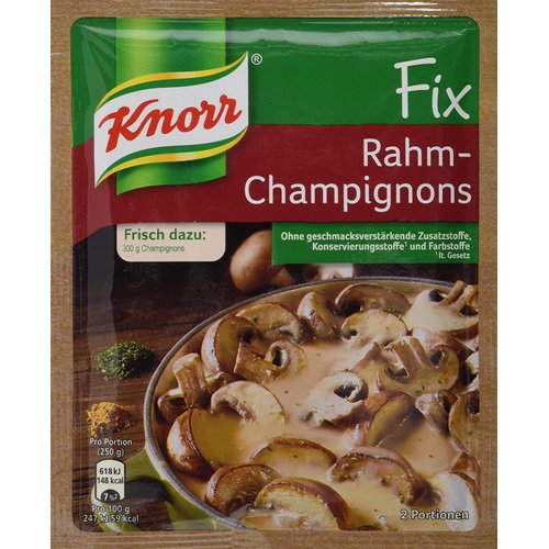 3-pack Knorr Fix Rahm Champignons (3x2 Oz) Sour Cream and Mushroom Sauce Mix