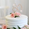 Hatcher lee Bling Crystal 80 Birthday Cake Topper - Best Keepsake | 80th Party Decorations Gold
