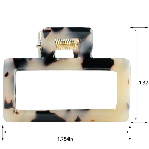 Ailiya Hair Claw Clip, French Hair Pins for Thick Hair Handmade, Girls Hair Claw Clips, Durable Styling Hair Accessories for Women, Strong Hold No Slip Grip for Women and Girls