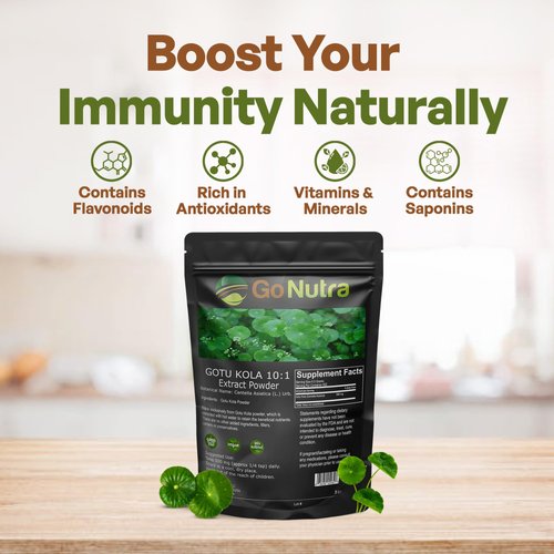 Gotu Kola 10:1 Extract Powder (8 oz), Centella Asiatica | Gluten Free and Non-GMO | Ayurvedic Herbal Supplement