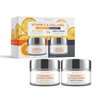 Skin 2.0 Vitamin C and Collagen Day & Night Face Moisturizer Cream - Duo Pack - Dermatologist Tested - Anti-Aging, Brightening Day Cream - Cruelty Free Korean Skin Care For All Skin Types - 1.69 oz x2