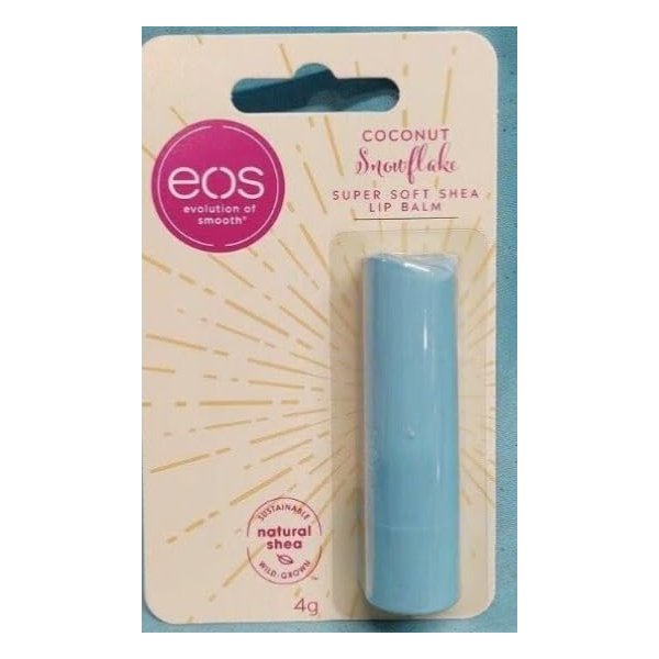 EOS Coconut Snowflake Super Soft Shea Lip Balm, 0.14 oz