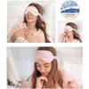 AUGEN 100% Natural Mulberry Soft Silk Sleep Mask, Light Blocking Eye Masks For Sleep, Night Blindfold Eye Mask Cover For Men And Women, Sleeping Night Mask For Travel