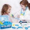Doctor Kit for Toddlers 3-5 Dress Up Toys for 2 3 4 Year Old Girls Pretend Kids Doctor Play Set with Doctor Costume Toy Stethoscope for 2 3 4 5 6 Year Old Girls Boys Christmas Birthday Gifts