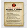 Rules For Gun Fighting - USMC Wall Decor Print, Patriotic Military Wall Art, Veterans Office Decor, Home & Classroom Decor - 8x10" Unframed Wall Art Poster for Military Enthusiasts