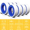 VOTMELL 8 Rolls 1/2 Inch(W) X 520 Inches(L) Teflon Tape,for Plumbers Tape,PTFE Tape,Water Pipe Sealing Tape,Plumbing Tape,Sealant Tape,Thread Seal Tape for Shower Head,Duct Tape,White