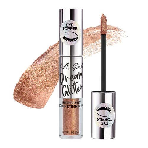 L.A. Girl Dream Glitter Liquid Eyeshadow, Rose Gold GES99