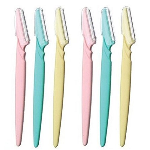 WYZBEN 6Pc Women Face & Eyebrow Hair Removal Safety Razor Trimmer Shaper Shaver