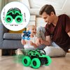 GUIGUZHJ 2 Pack Car Toys for 3 4 5 6 Year Old Boy Girl, Pull Back Cars Toys for Toddler Age 3-6, Monster Trucks Pull Back Vehicles Toys, 360° Rotating Stunt Car Toys for Kids Christmas Birthday Gifts