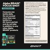 Onnit Alpha BRAIN Focus Energy Shot Supplement - Energy, Focus, Mood, Stress, Brain Booster Drink - Tropical (2.5 fl oz, 6 ct)