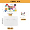 REWIDPARTY Colorful Balloon Party Invitations with Envelopes & Stickers（Set of 15） Balloon Fill-in Invitations Party Supplies Favors for Birthday Baby Shower Graduations Kids Party Invites Cards