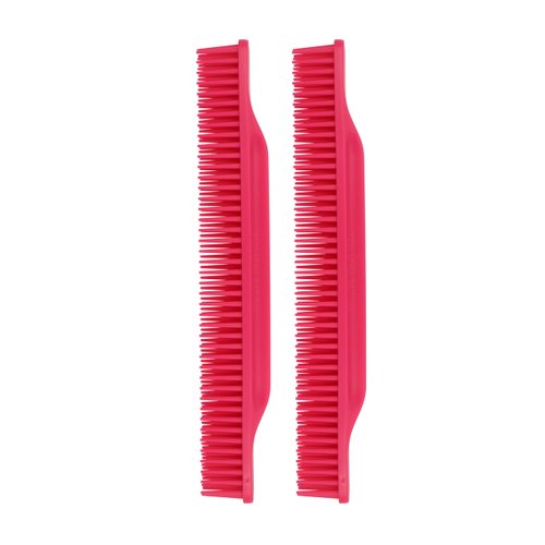 Allegro Combs #70 Wide Tooth Combs Defining Brush Comb 3-Row Wide Tooth For Curly Hair Comb For Women Curly Hair, Hair Stylists Hair Comb 2 Piece (Pink)