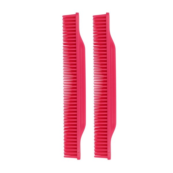 Allegro Combs #70 Wide Tooth Combs Defining Brush Comb 3-Row Wide Tooth For Curly Hair Comb For Women Curly Hair, Hair Stylists Hair Comb 2 Piece (Pink)