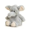 Warmies Microwavable & Weighted Stuffed Animals, Gray Elephant - Heated Stuffed Animal Plushie for Warmth & Comfort - Cute Soft Plush Toys for Boys, Girls, Babies & Toddlers