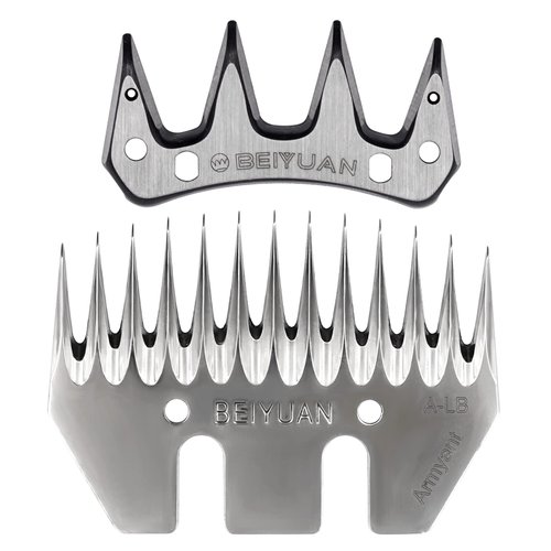 Junniu Sheep Shears Replacement Blades, Sheep Shear Clipper Blades, Detachable Blades for Professional Electric Cutter Wool Comb Sheep Clippers, for Grooming Goats Llamas Pet Animals