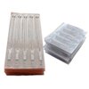 Needlehouse 50pcs Disposable & Sterilized Tattoo Needles 15 Curved Magnum (15RM) and 50pcs Professional Sterile Plastic Disposable Clear Tattoo magnum Tips15F (1215RM)