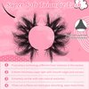 Fluffy Lashes 4 Styles 22MM-25MM 3D False Eyelashes 20 Pairs Full Wispy Lashes 25 MM Long Volume Curly Fake Eyelashes Reusable Dramatic Thick Faux Mink Lashes Multipack Wholesale Pack, by Yaiseiko