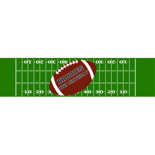 DesignThatSign Football Party Theme Water Bottle Labels Easy to use self Stick Birthday Team School