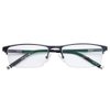 Jcerki Blue Half Frame Business Bifocals Reading Glasses 1.50 Men Women Fashion Light Bifocals Reading Eyeglasses