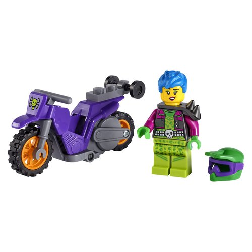 LEGO City Wheelie Stunt Bike 60296 Building Kit (14 Pieces)