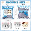 Civaner Christmas Cat Plush Pillow Gift Throw Pillow Removable with 8 Little Cat Dolls Removable Stuffed Toys Cotton Cute Kitten Stuffed for Girls(Kitten)
