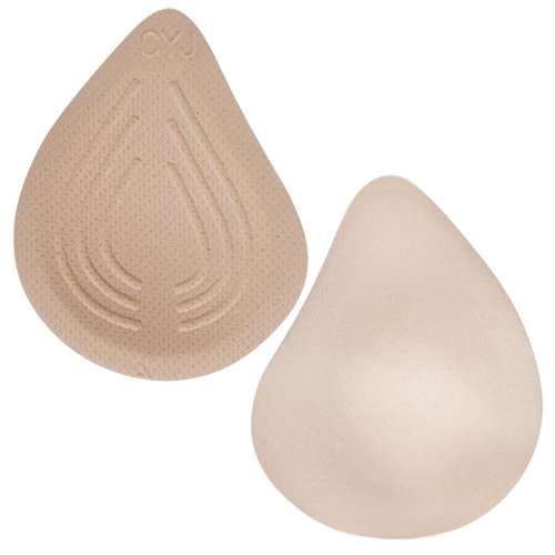 Miayon Cotton Breast Forms False Breast Prosthesis Sponge Boob Bra Insert Pad for Mastectomy Breast Cancer Support Women (C/D-Cup)