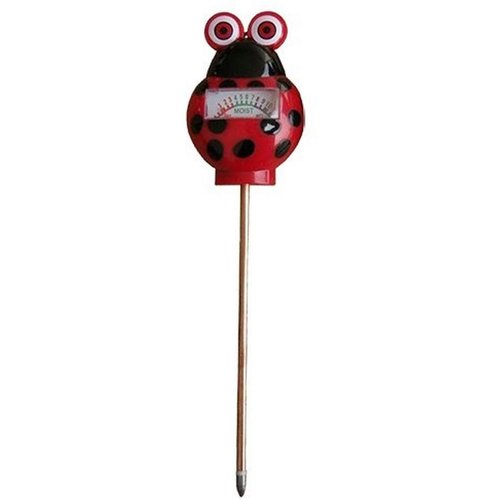 Simply Conserve AM Conservation Group Ladybug Indoor & Outdoor Soil Moisture Meter - Ladybug Themed Moisture Meter for Plants with Easy-to-Read Dial