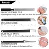 Ingrown Toenail Clippers Thick Nail Tool Kit Pedicure Knife Nail Pliers Nail Lifter Treatment Nail Cutter Cuticle Manicure Kit Foot Care Tools Toe Nail File